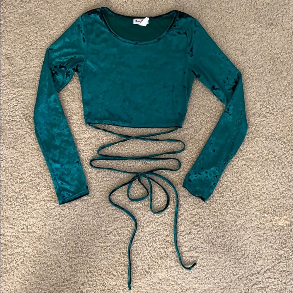 Long Sleeve Crop Top